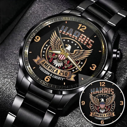 HARRIS Personalized Name Watch America 250 Freedom & Liberty