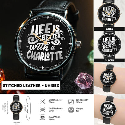 Stitched Leather - Unisex