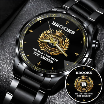 The Man The Myth The Legend Olive Crown Watch BROOKS M1-W5