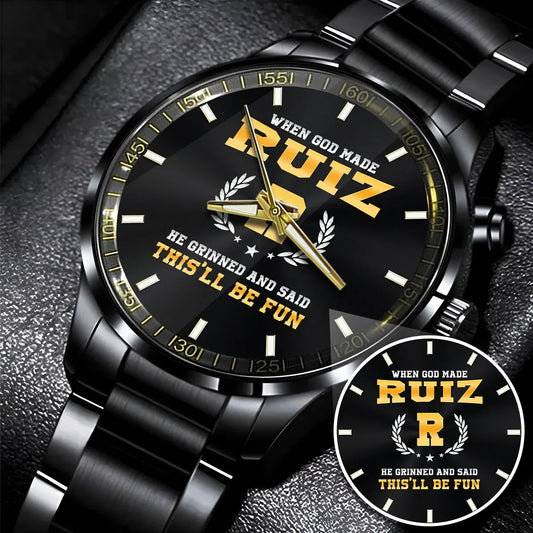 When God Made He Grinned And Said This'll Be Fun Watch RUIZ M1-W7