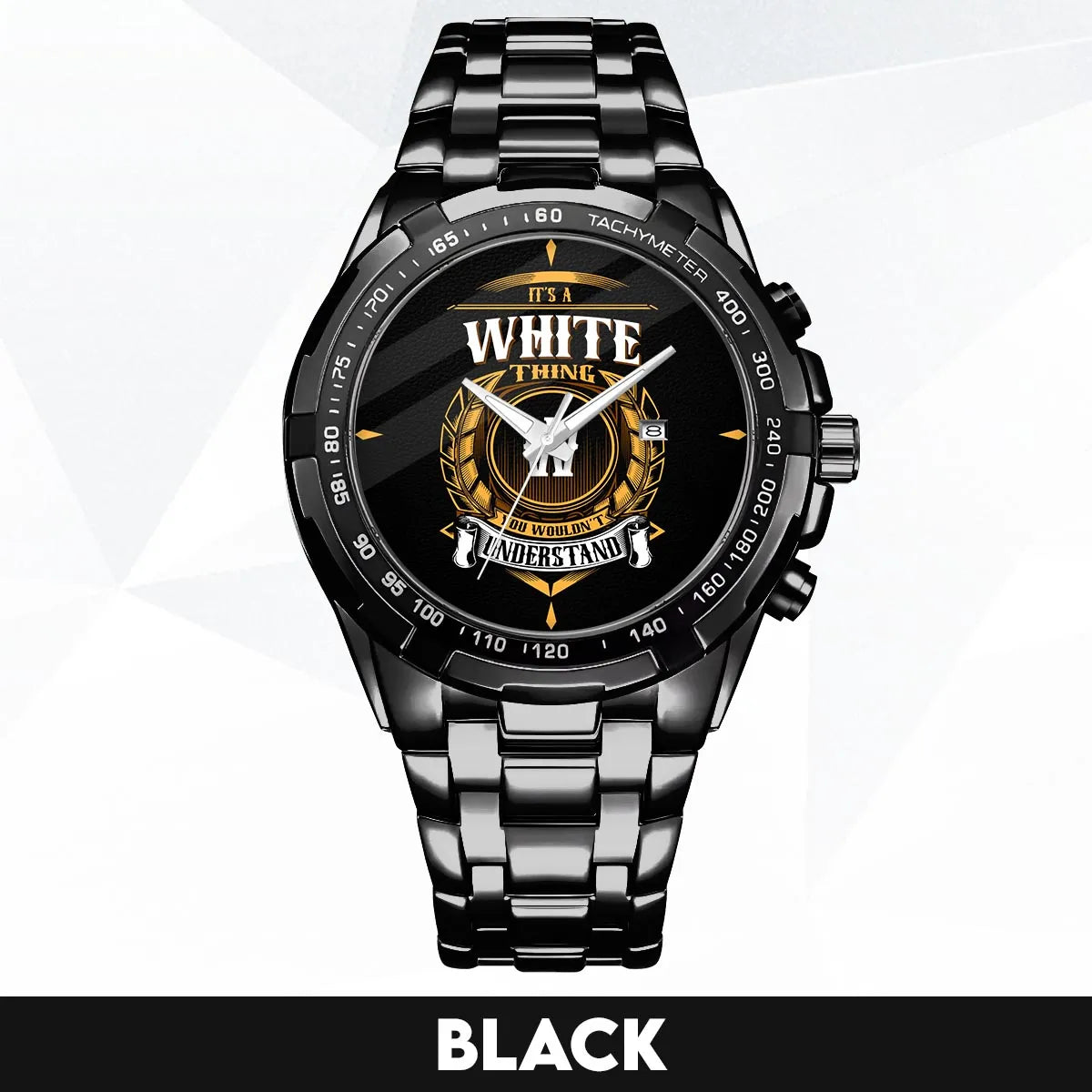 WHITE 13K1-434 Alloy-Quatz-Men Watch, Personalized Premium Gift for Anniversary