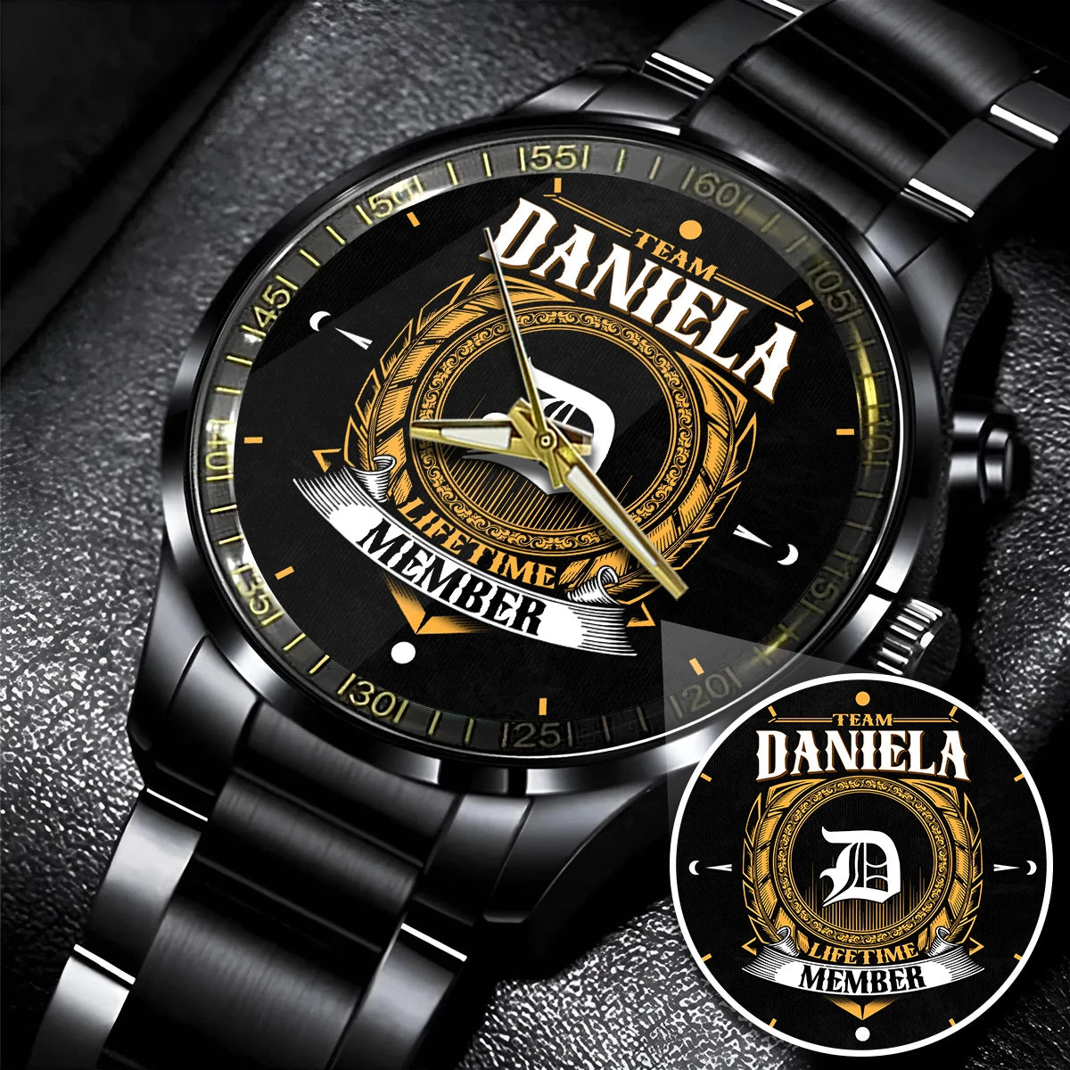 DANIELA 13K1-445 Personalized Watch, Premium Gift for Anniversary