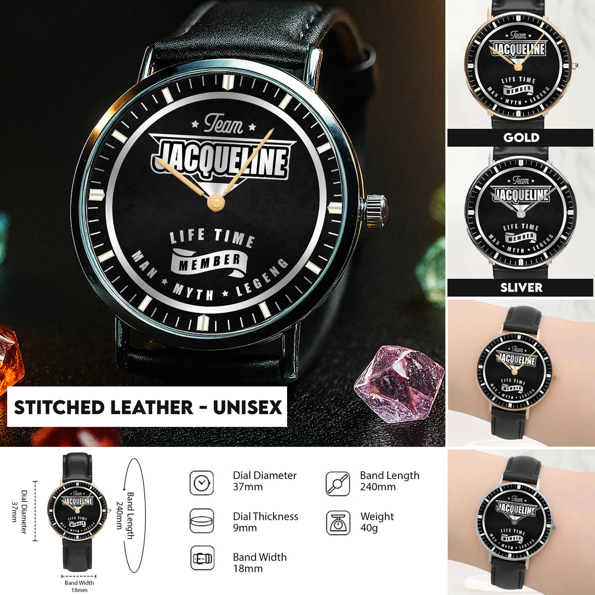 Stitched Leather - Unisex