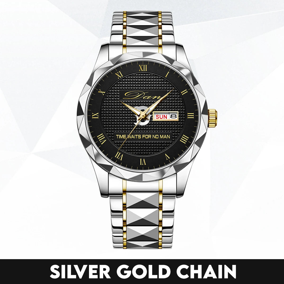 Time Waits for No Man Gold Watch DAN M1-W33