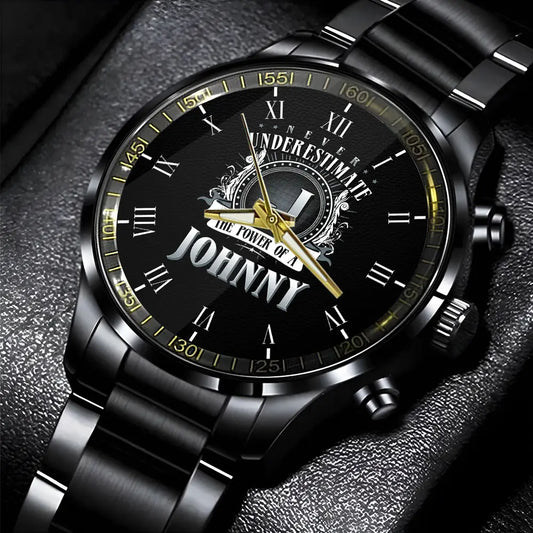 JOHNNY 13K1-85 Personalized Watch, Premium Gift for Anniversary