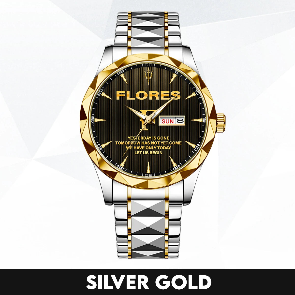 Yesterday Is Gone Mother Teresa Quote Watch FLORES M1-W38