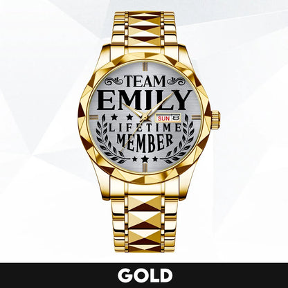 EMILY 13K1-437 Luxury Alloy-Men Watch, Personalized Premium Gift for Anniversary