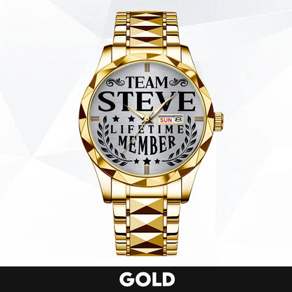 STEVE 13K1-437 Luxury Alloy-Men Watch, Personalized Premium Gift for Anniversary