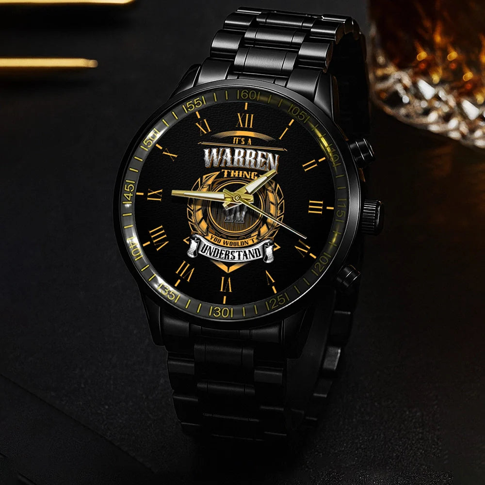 WARREN 13K1-86 Personalized Watch, Premium Gift for Anniversary