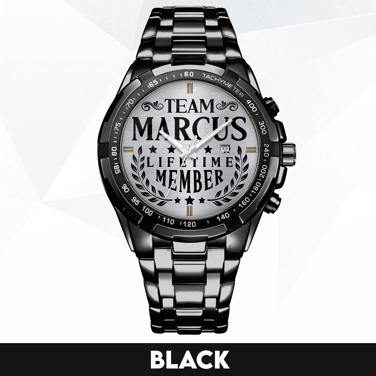 MARCUS 13K1-437 Alloy-Quatz-Men Watch, Personalized Premium Gift for Anniversary