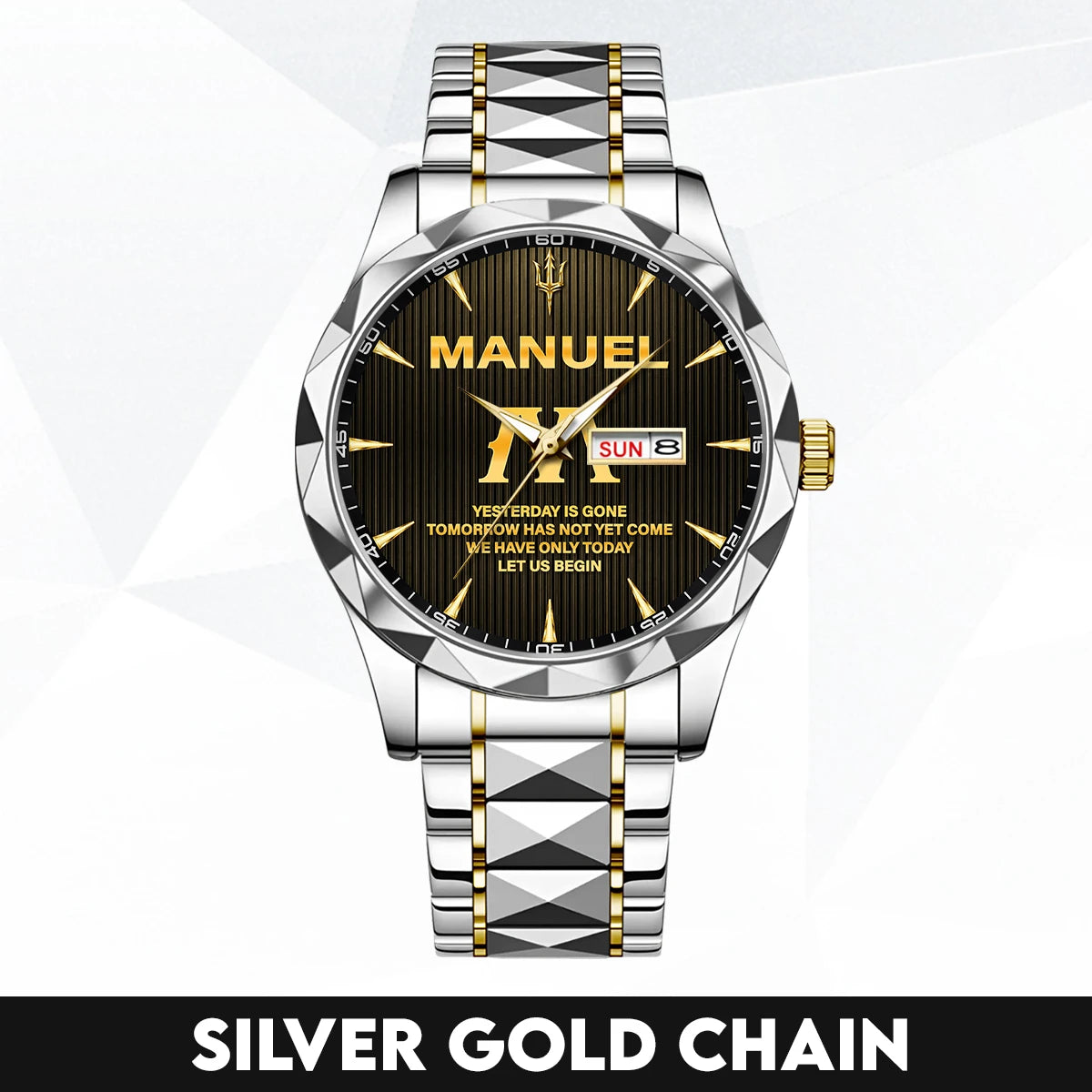 Yesterday Is Gone Mother Teresa Quote Watch MANUEL M1-W38