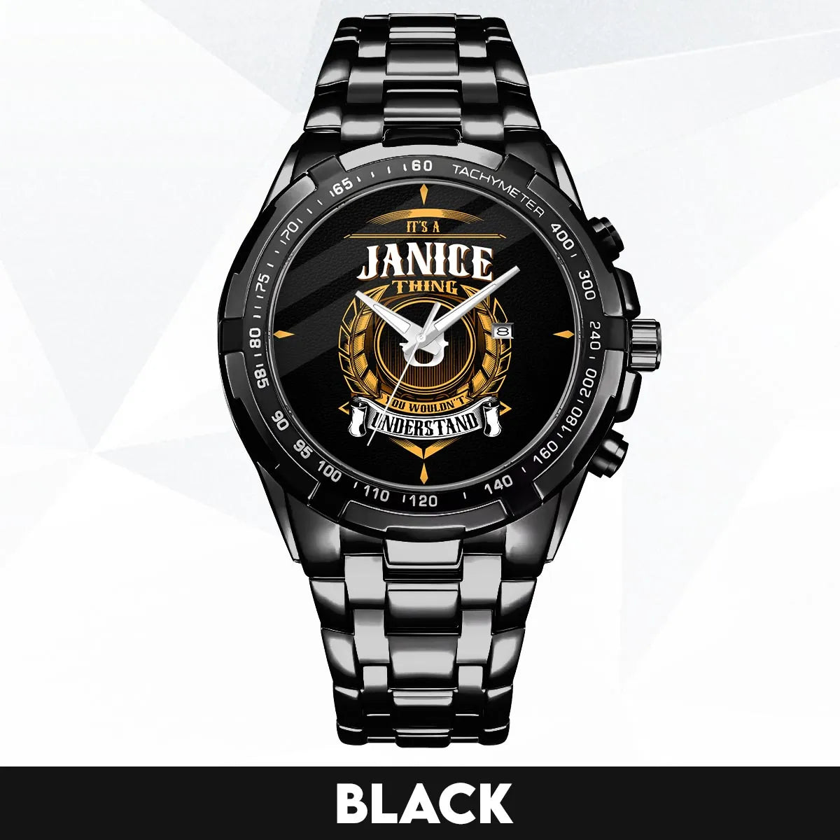 JANICE 13K1-434 Alloy-Quatz-Men Watch, Personalized Premium Gift for Anniversary