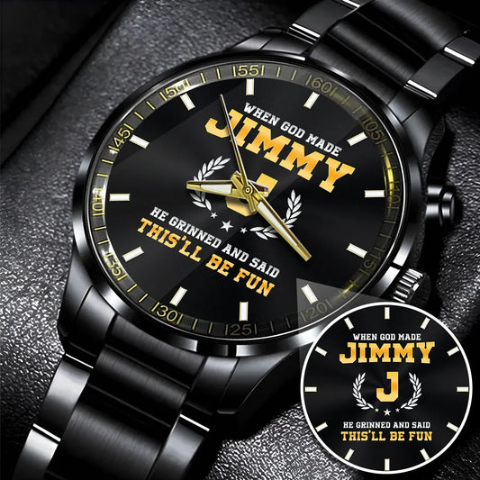 When God Made He Grinned And Said This'll Be Fun Watch JIMMY M1-W7
