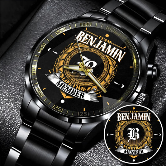 BENJAMIN 13K1-445 Personalized Watch, Premium Gift for Anniversary