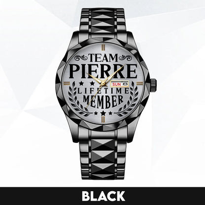 PIERRE 13K1-437 Luxury Alloy-Men Watch, Personalized Premium Gift for Anniversary