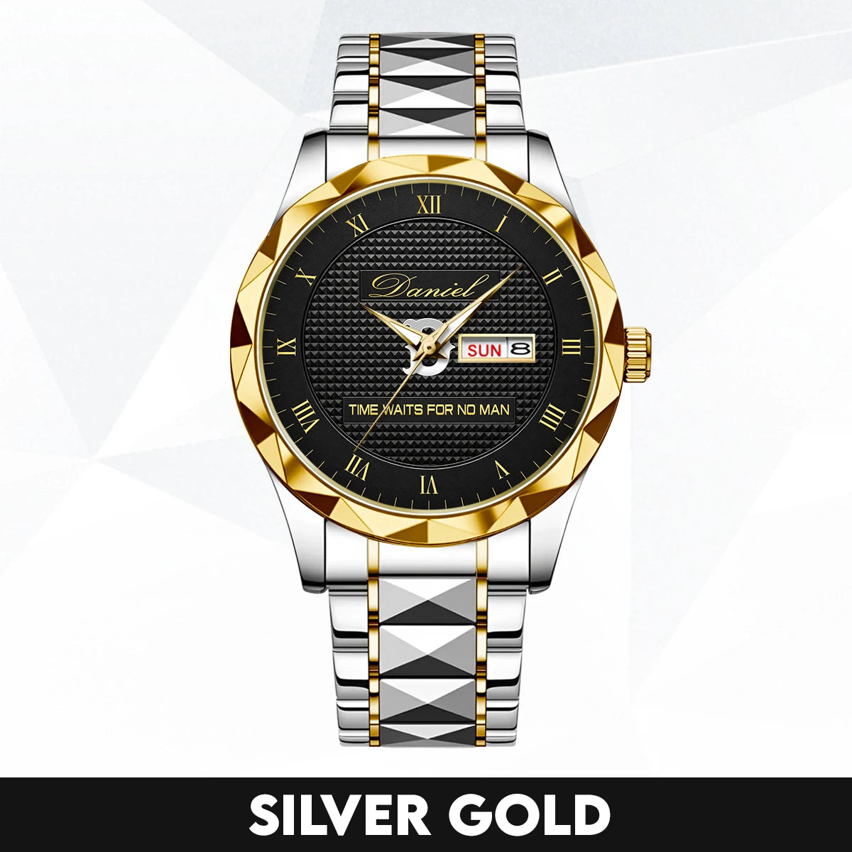 Time Waits for No Man Gold Watch DANIEL M1-W33