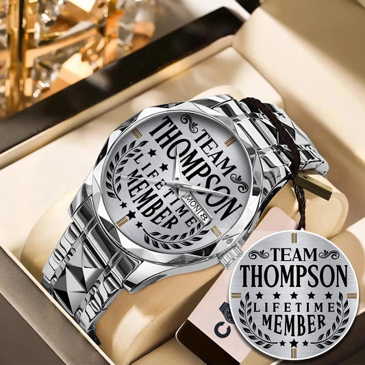 THOMPSON 13K1-437 Luxury Alloy-Men Watch, Personalized Premium Gift for Anniversary