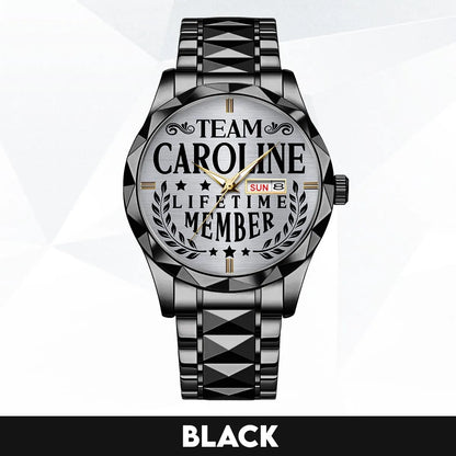 CAROLINE 13K1-437 Luxury Alloy-Men Watch, Personalized Premium Gift for Anniversary