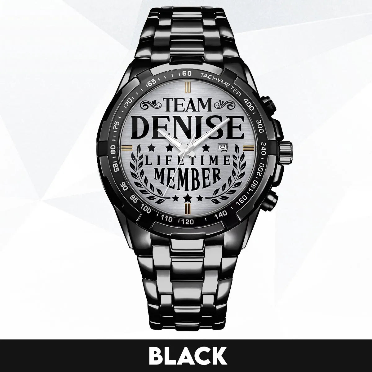 DENISE 13K1-437 Alloy-Quatz-Men Watch, Personalized Premium Gift for Anniversary