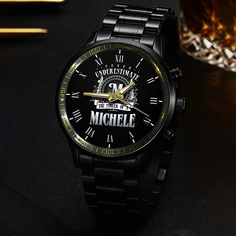 MICHELE 13K1-85 Personalized Watch, Premium Gift for Anniversary