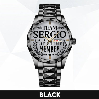 SERGIO 13K1-437 Luxury Alloy-Men Watch, Personalized Premium Gift for Anniversary