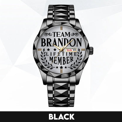 BRANDON 13K1-437 Luxury Alloy-Men Watch, Personalized Premium Gift for Anniversary