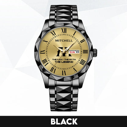 The Man The Myth The Legend Gold Watch MITCHELL M1-W37