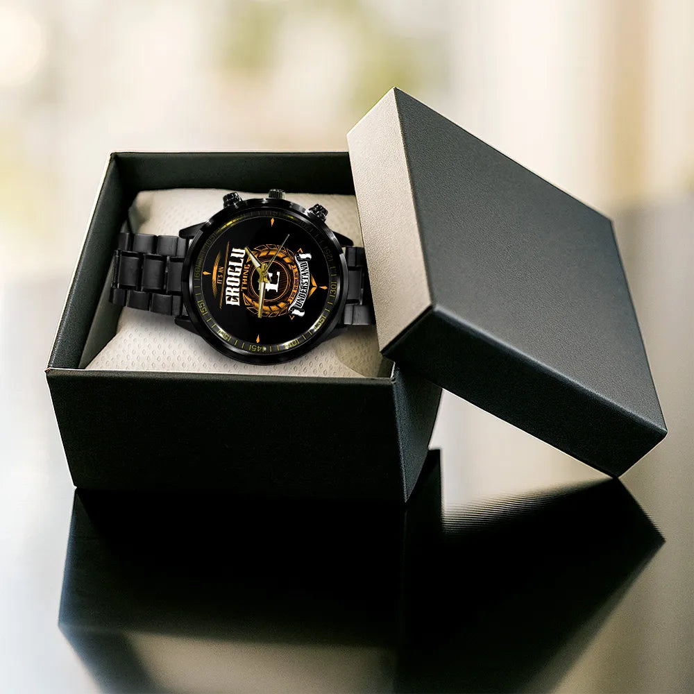 EROGLU 13K13-434 Personalized Watch, Premium Gift for Anniversary