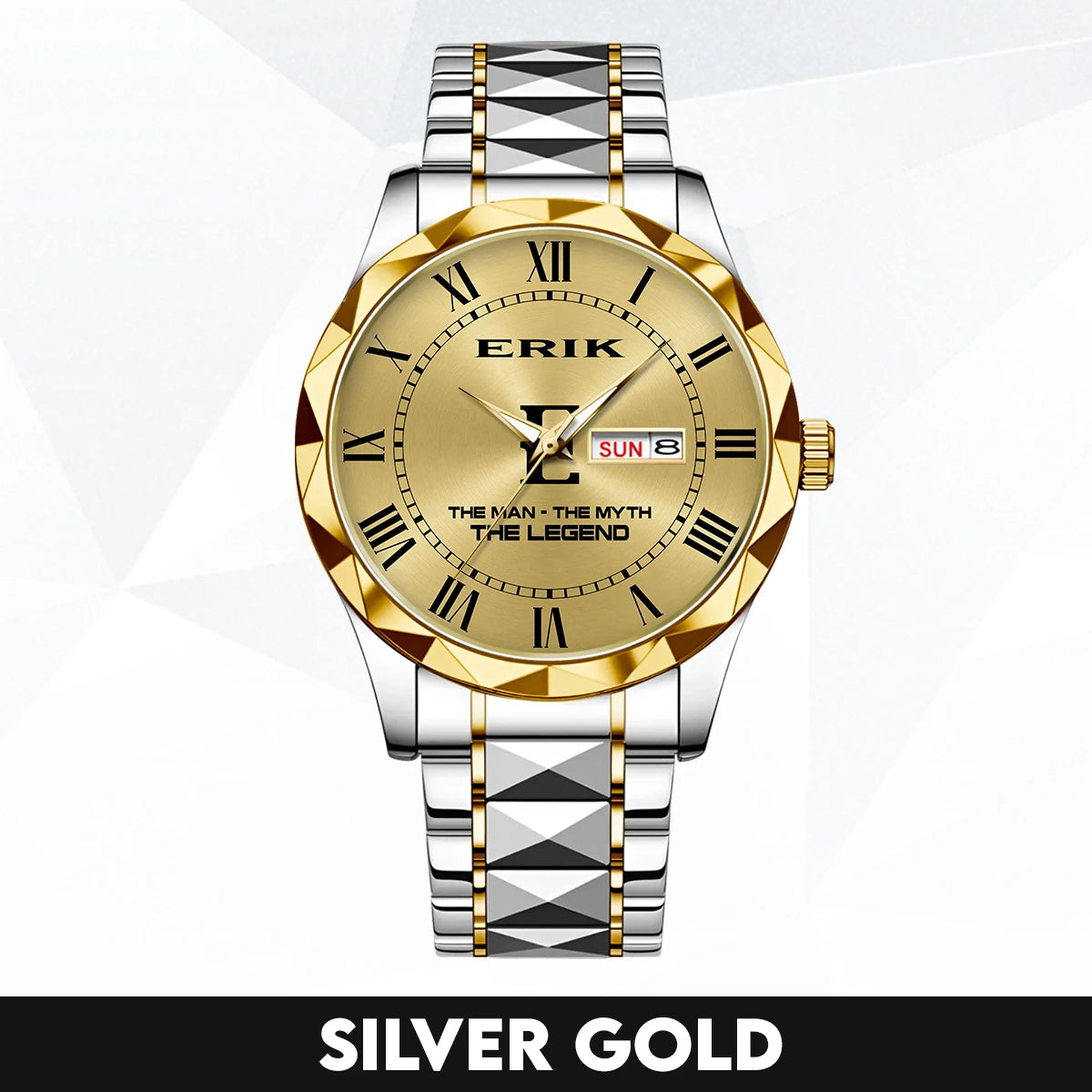 The Man The Myth The Legend Gold Watch ERIK M1-W37