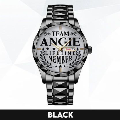 ANGIE 13K1-437 Luxury Alloy-Men Watch, Personalized Premium Gift for Anniversary