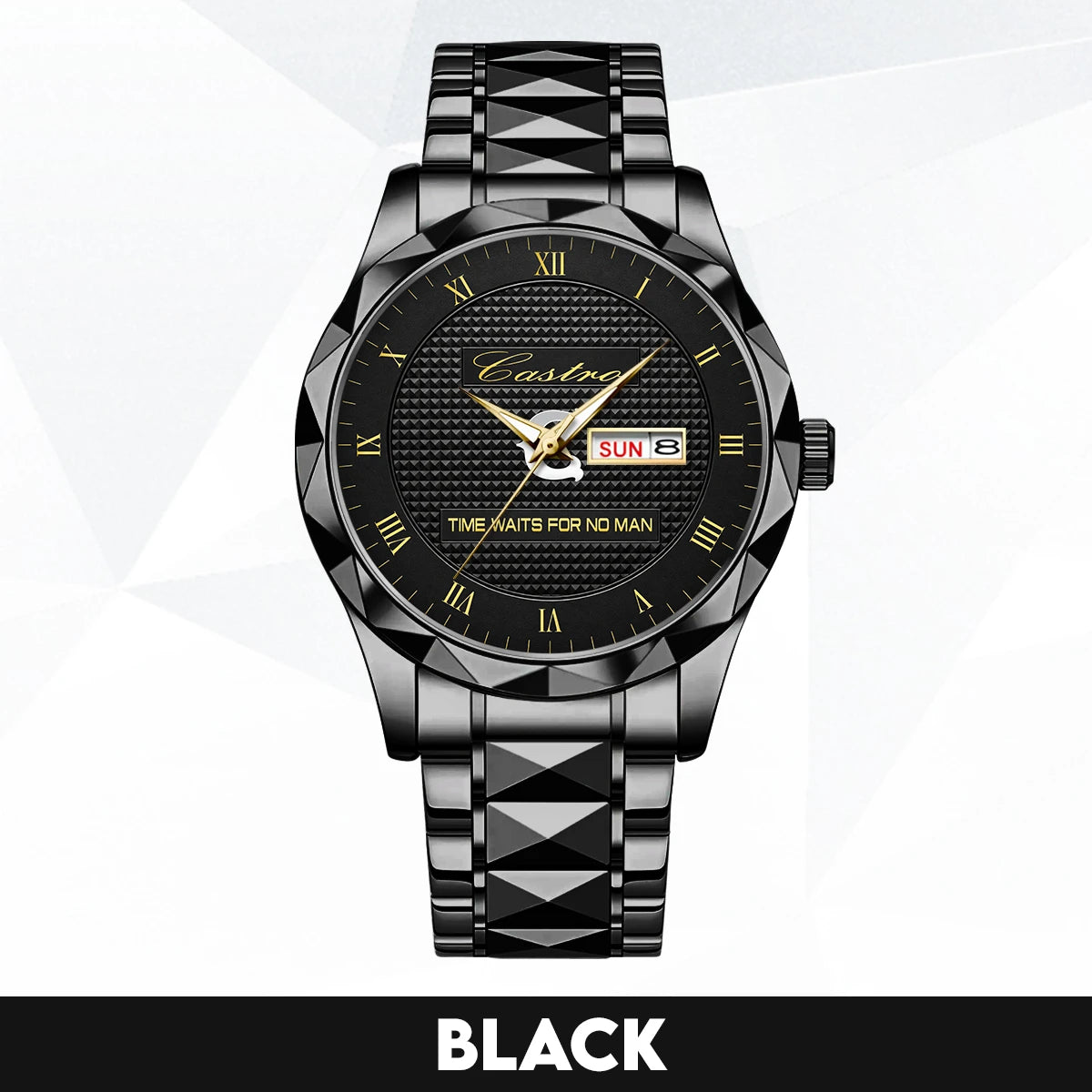 Time Waits for No Man Gold Watch CASTRO M1-W33