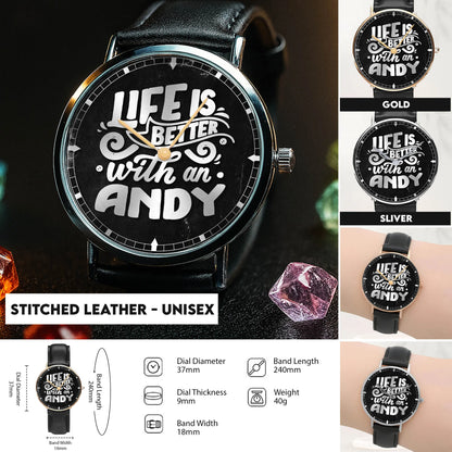 Stitched Leather - Unisex