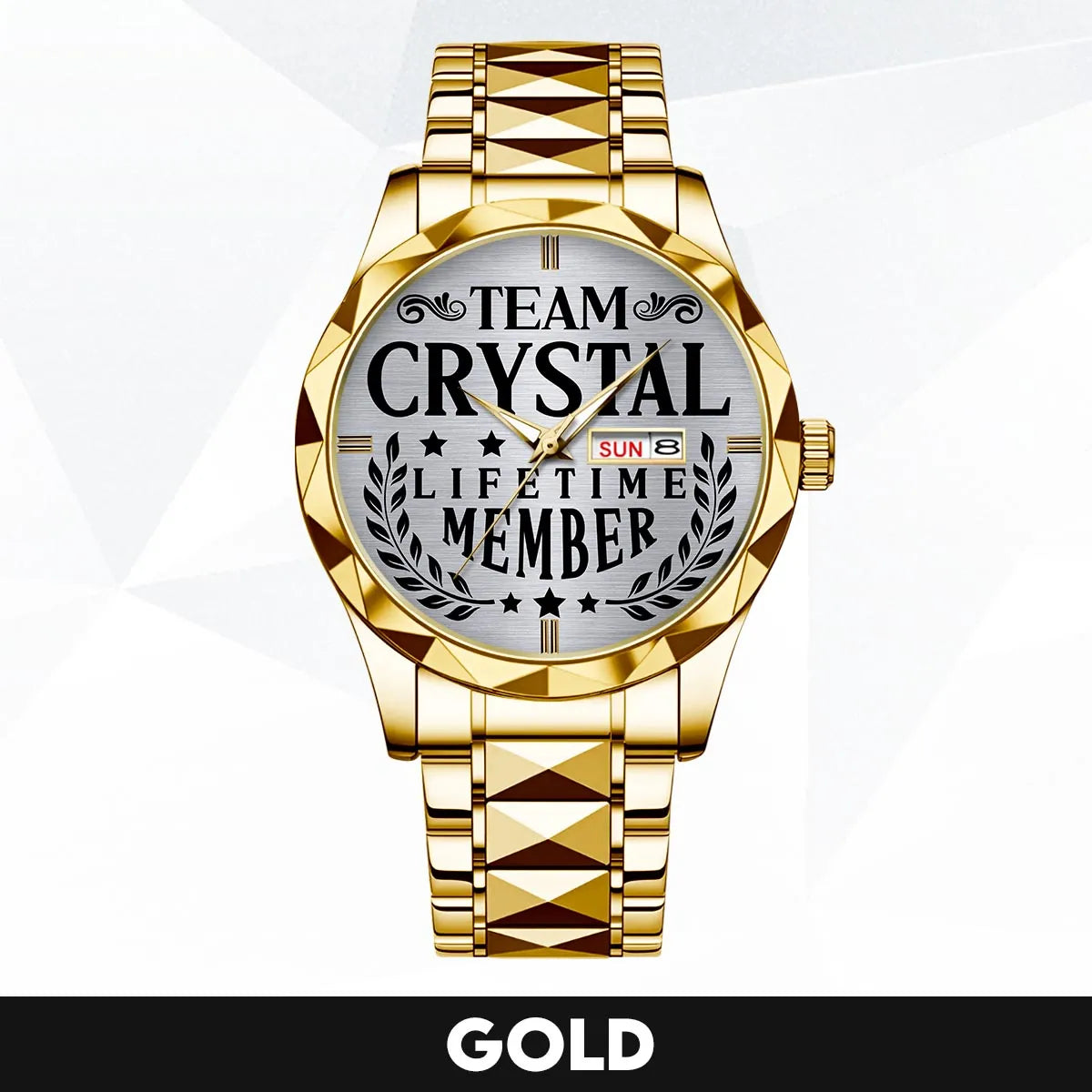 CRYSTAL 13K1-437 Luxury Alloy-Men Watch, Personalized Premium Gift for Anniversary