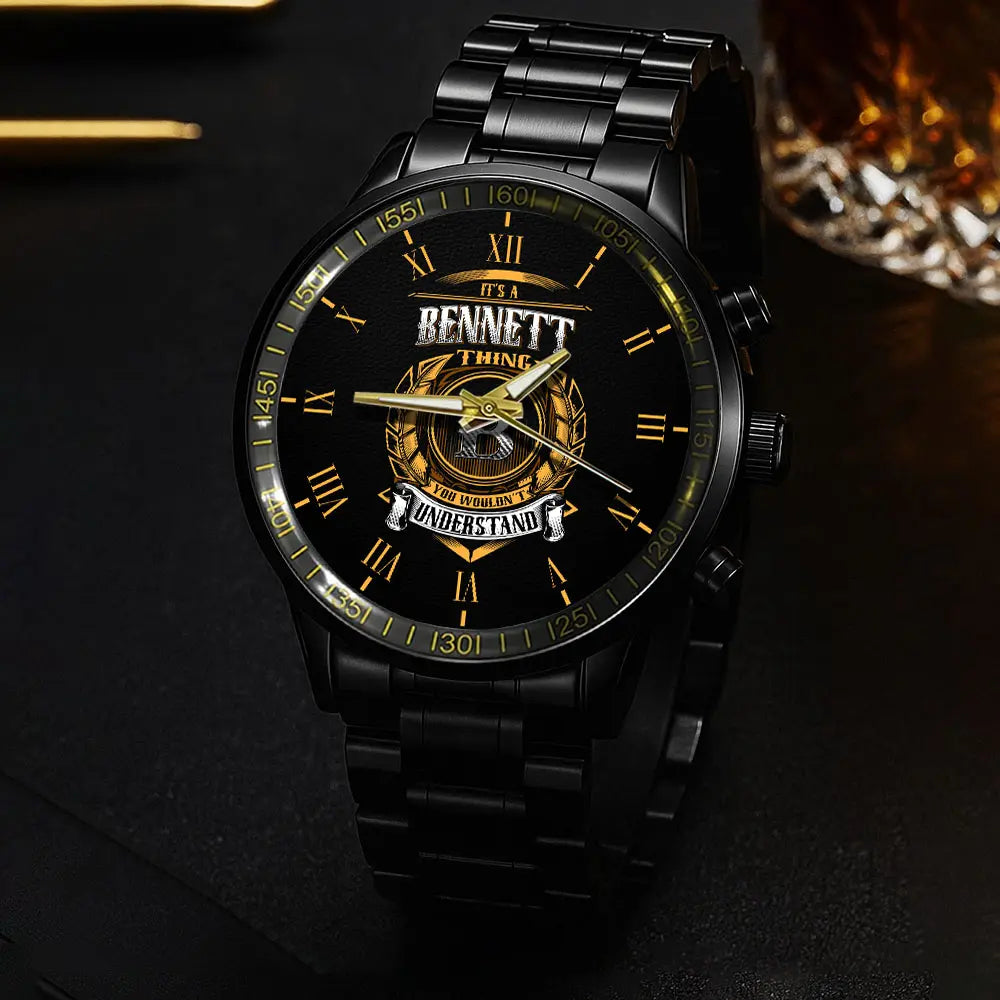 BENNETT F01-86 Personalized Watch, Premium Gift for Anniversary