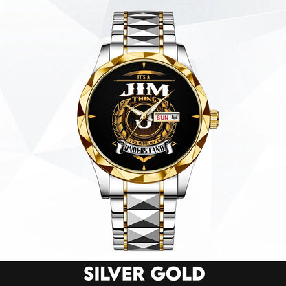 JIM 13K1-434 Luxury Alloy-Men Watch, Personalized Premium Gift for Anniversary