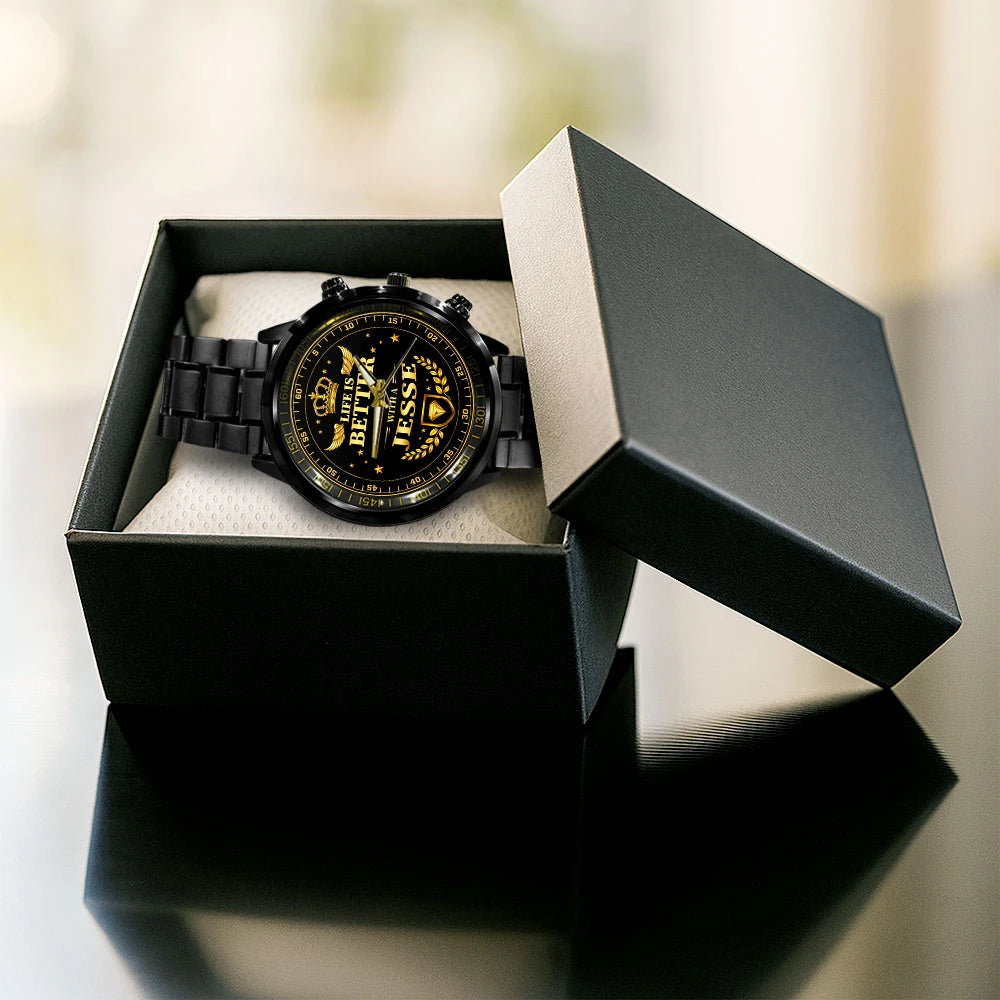 JESSE 13K1-442 Personalized Watch, Premium Gift for Anniversary