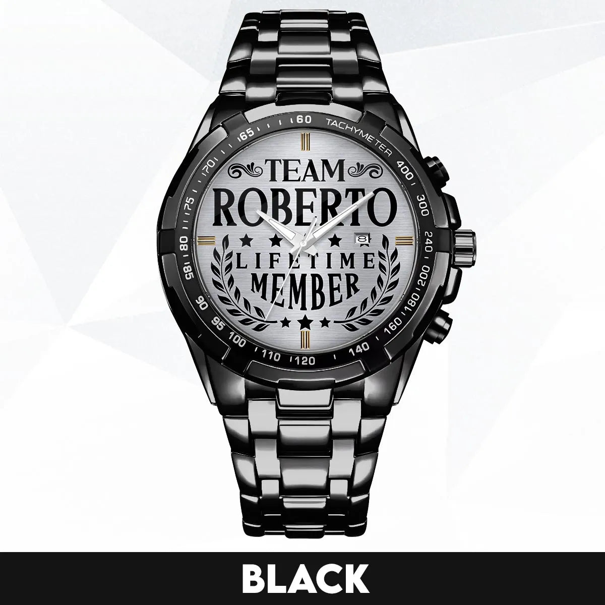 ROBERTO 13K1-437 Alloy-Quatz-Men Watch, Personalized Premium Gift for Anniversary