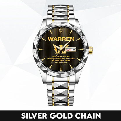 Yesterday Is Gone Mother Teresa Quote Watch WARREN M1-W38