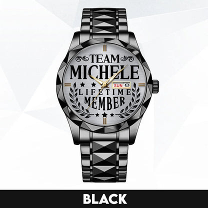 MICHELE 13K1-437 Luxury Alloy-Men Watch, Personalized Premium Gift for Anniversary