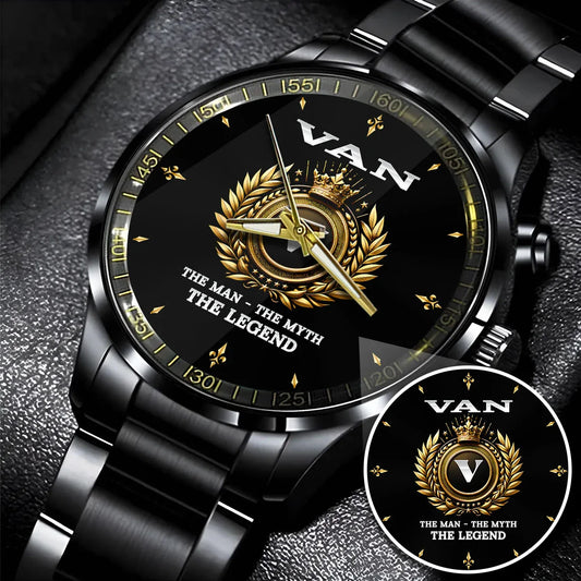 The Man The Myth The Legend Olive Crown Watch VAN M1-W5