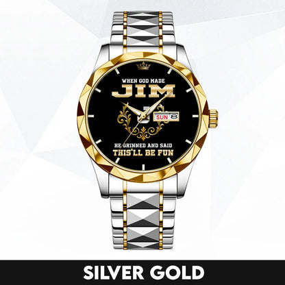 God Made Your Name Royal Watch JIM M1-W14