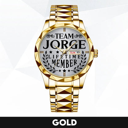 JORGE 13K1-437 Luxury Alloy-Men Watch, Personalized Premium Gift for Anniversary