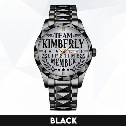 KIMBERLY 13K1-437 Luxury Alloy-Men Watch, Personalized Premium Gift for Anniversary