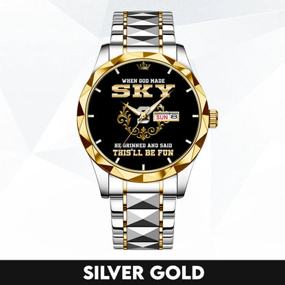 God Made Your Name Royal Watch SKY M1-W14