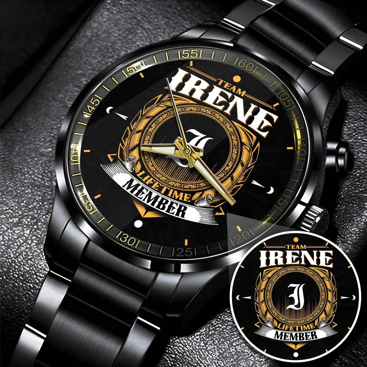 IRENE 13K1-445 Personalized Watch, Premium Gift for Anniversary