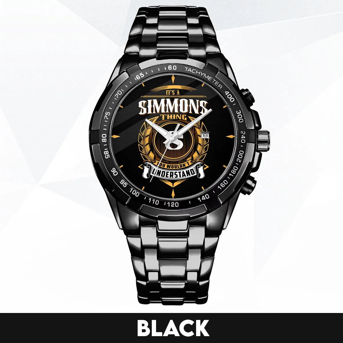 SIMMONS 13K2-434 Alloy-Quatz-Men Watch, Personalized Premium Gift for Anniversary