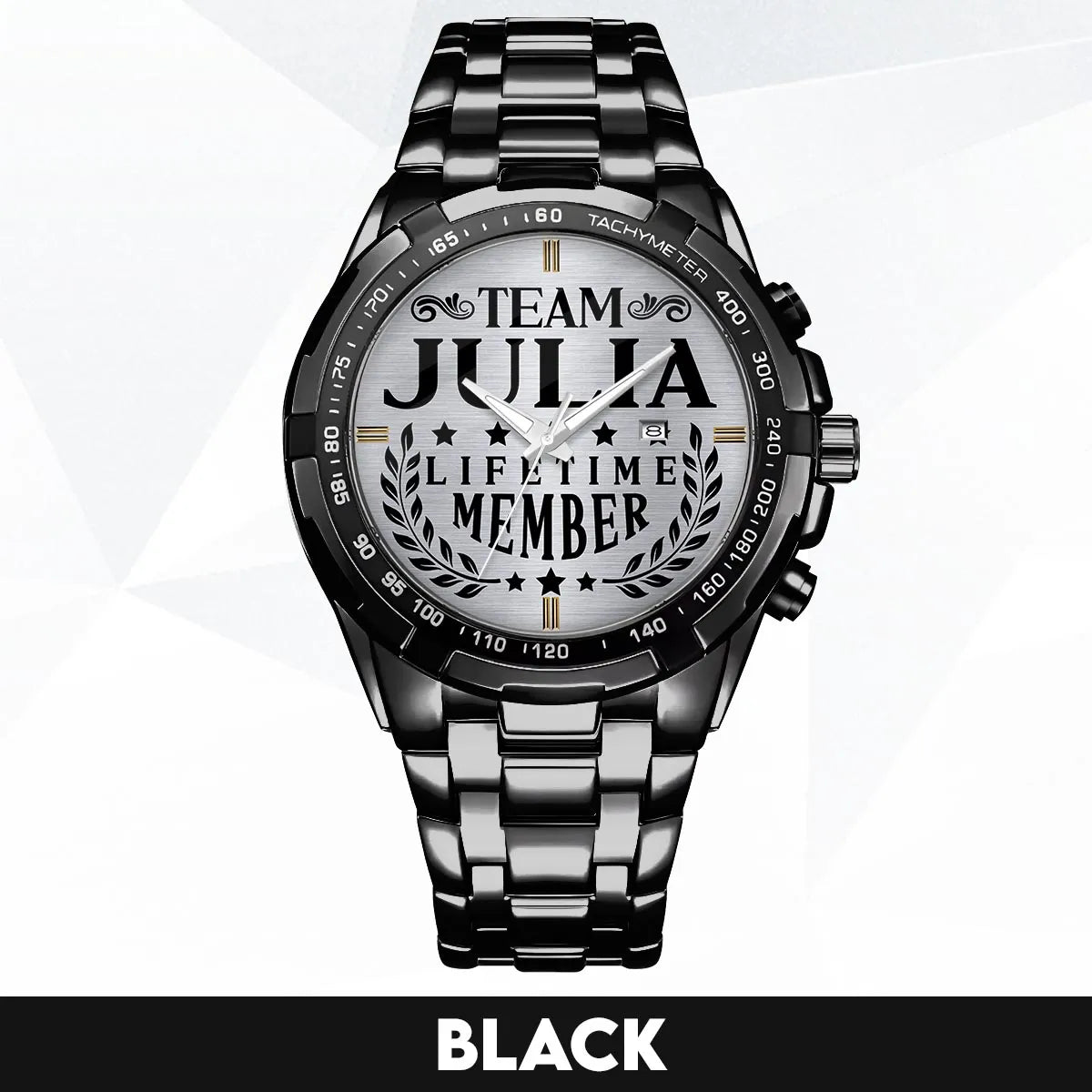 JULIA 13K1-437 Alloy-Quatz-Men Watch, Personalized Premium Gift for Anniversary