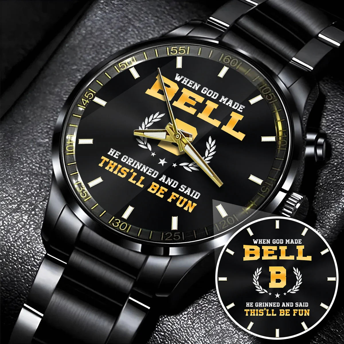 When God Made He Grinned And Said This'll Be Fun Watch BELL M1-W7