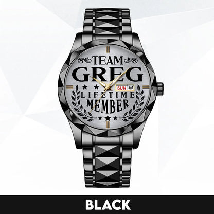 GREG 13K1-437 Luxury Alloy-Men Watch, Personalized Premium Gift for Anniversary