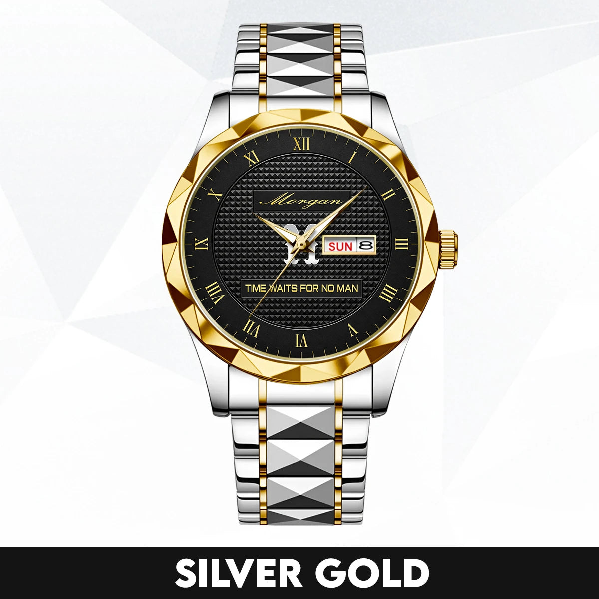Time Waits for No Man Gold Watch MORGAN M1-W33